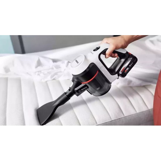 Bosch Unlimited 7 Επαναφορτιζόμενη Σκούπα 2 σε 1 Stick & Χειρός 18V White