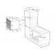 Hisense BSA65226AX Φούρνος άνω Πάγκου 77lt Π59.5εκ. Inox
