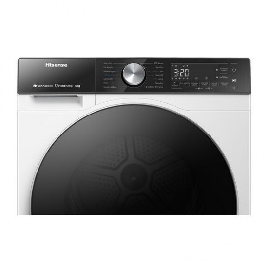 Hisense DH5S102BW Στεγνωτήριο 10kg A+++ με Αντλία Θερμότητας