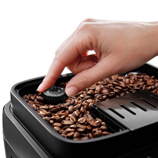 De'Longhi Magnifica Evo Αυτόματη Μηχανή Espresso 1450W Πίεσης 15bar για Cappuccino με Μύλο Άλεσης Ασημί