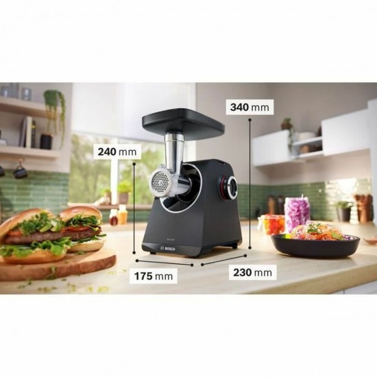 Bosch MFWS430B Μηχανή Άλεσης Κιμά 1900W Μαύρη Bosch MFWS430B Μηχανή Άλεσης Κιμά 1900W Μαύρη