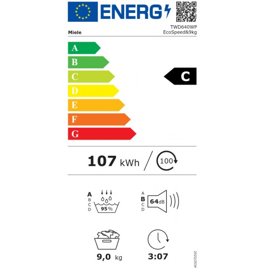 Miele EcoSpeed Στεγνωτήριο 9kg με Αντλία Θερμότητας