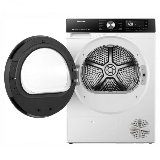 Hisense DH3S902BWCC Στεγνωτήριο 9kg με Αντλία Θερμότητας
