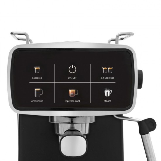 Izzy Dolce Μηχανή Espresso 1350W Πίεσης 20bar Μαύρη