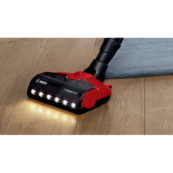 Bosch BBS711ANM Unlimited 7 ProAnimal Επαναφορτιζόμενη Σκούπα 2 σε 1 Stick & Χειρός 18V Red