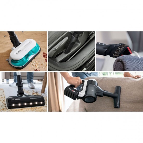 Bosch Unlimited 7 BCS71HYG1  Επαναφορτιζόμενη Σκούπα 2 σε 1 Stick & Χειρός 18V Τιρκουάζ