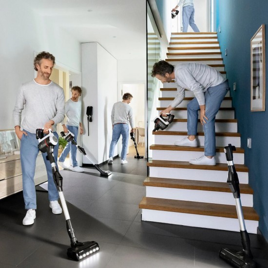 Bosch Unlimited 7 Επαναφορτιζόμενη Σκούπα 2 σε 1 Stick & Χειρός 18V White