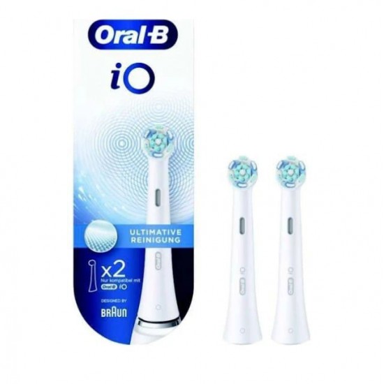 Oral-B iO Ultimate Clean Ανταλλακτικές Κεφαλές για Ηλεκτρική Οδοντόβουρτσα 2τμχ