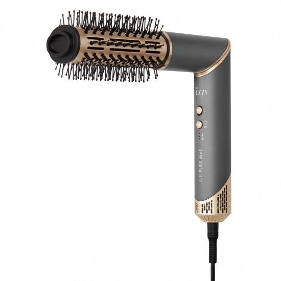 Izzy Multistyler Airflex 6 in 1 Ηλεκτρική Βούρτσα με Αέρα για Ίσιωμα και Μπούκλες 1500W IZ-7212
