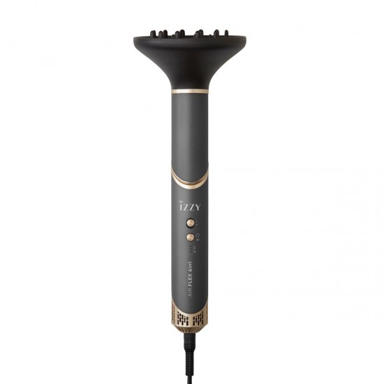 Izzy Multistyler Airflex 6 in 1 Ηλεκτρική Βούρτσα με Αέρα για Ίσιωμα και Μπούκλες 1500W IZ-7212