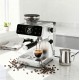 Izzy Αυτόματη Μηχανή Espresso 1500W Πίεσης 20bar με Μύλο Άλεσης Μαύρη IZ-6029