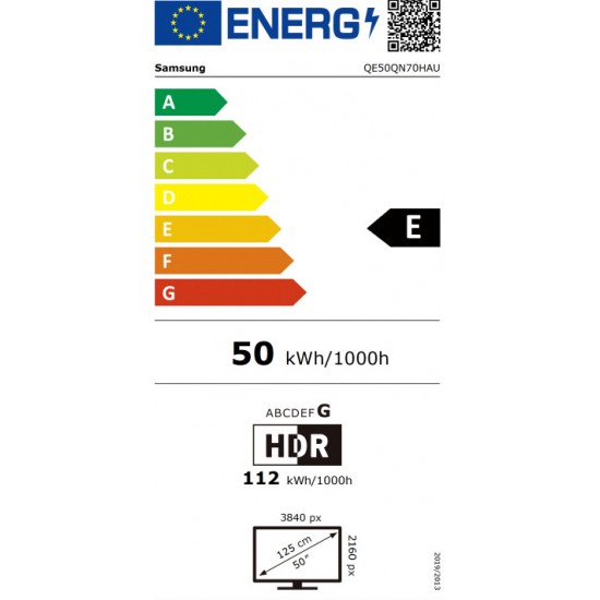 Samsung Smart Τηλεόραση 50" 4K UHD Neo QLED QN70H HDR (2026) QE50QN70HAUXXH