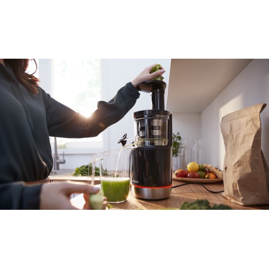 Bosch MESM731M Αποχυμωτής Αργής Σύνθλιψης 150W Inox Μαύρος