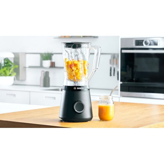 Bosch Serie 4 MMB6141B Μπλέντερ με Κανάτα Tritan 1.5 lt 1200W Μαύρο