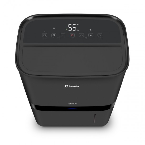 Inventor Sera SER-WFIB-16L Αφυγραντήρας με Συμπιεστή Ιονιστή και Wi-Fi 16lt Μαύρος
