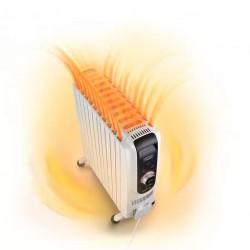 De'Longhi Dragon Connect TRD51025WIFI Καλοριφέρ Λαδιού με 10 Φέτες 2500W WiFi